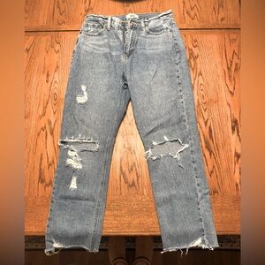 Just Black Denim distressed denim pants size 27